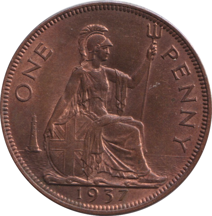 1937 PENNY ( AUNC )