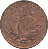 1966 HALF PENNY ( BU )