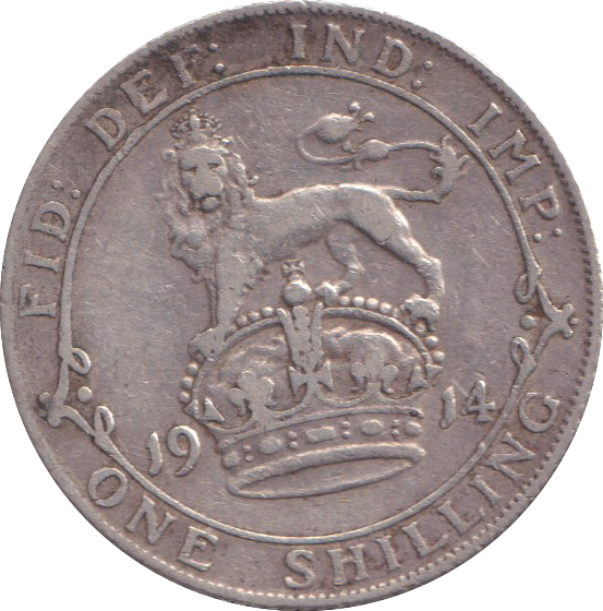 1914 SHILLING ( GVF )