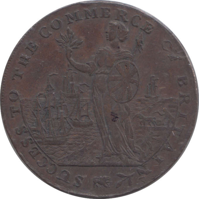1794 SPALDING HALFPENNY TOKEN