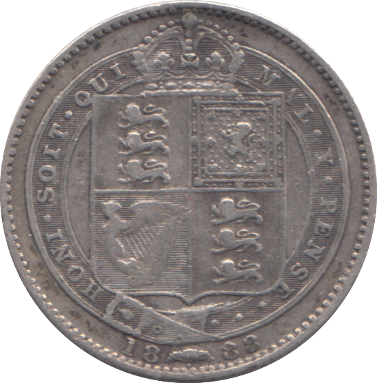 1888 SHILLING ( FINE )