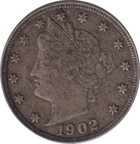 1902 USA 5 CENT