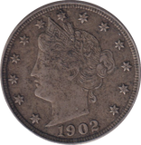 1902 USA 5 CENT
