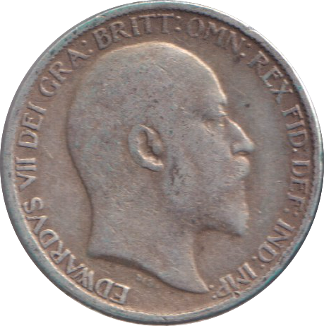 1908 SIXPENCE ( GF )