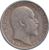 1908 SIXPENCE ( GF )