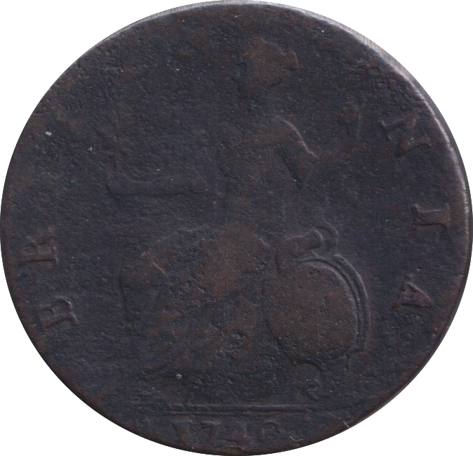 1740 HALFPENNY ( NF )