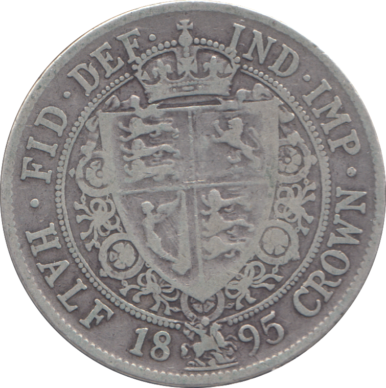 1895 HALFCROWN ( FINE )