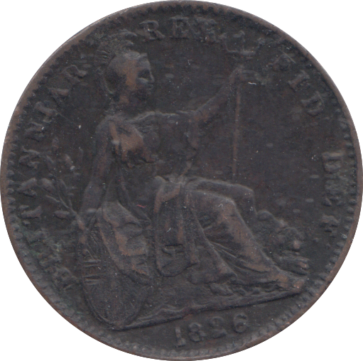 1826 FARTHING ( GVF )