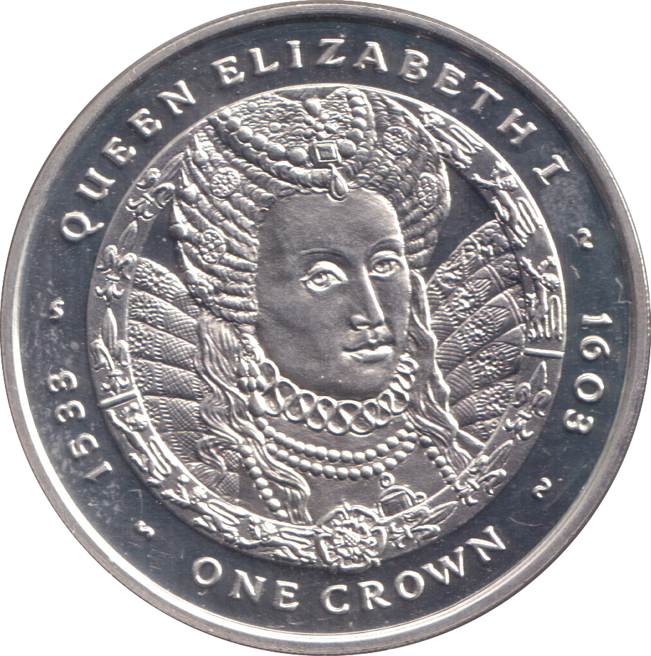 2007 SILVER PROOF CROWN FALKLAND ISLANDS