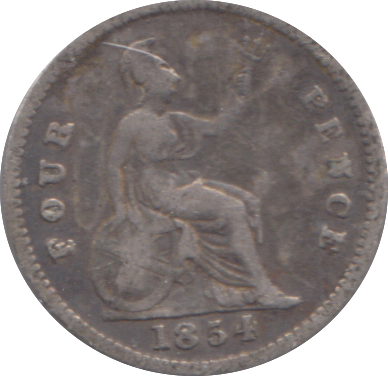 1854 FOURPENCE ( FINE )
