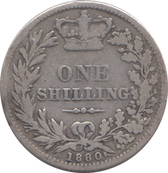 1880 SHILLING ( FINE )