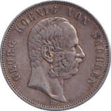 1903 SILVER 5 MARK GERMANY KINGDOM OF SAXONY
