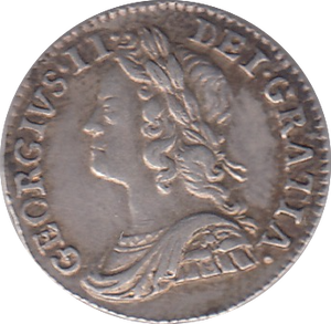 1746 MAUNDY TWOPENCE ( VF )