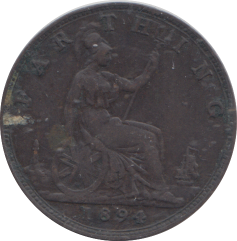 1894 FARTHING ( VF )