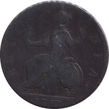 1757 HALFPENNY ( FINE )