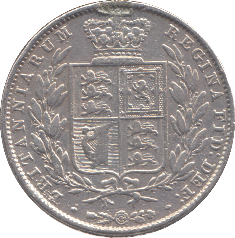 1846 HALFCROWN ( GF )