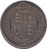 1887 SHILLING ( VF )