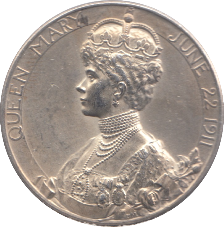 1911 SILVER COMMEMORATIVE COIN GEORGE V CROWNED