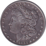 1884 SILVER MORGAN DOLLAR USA