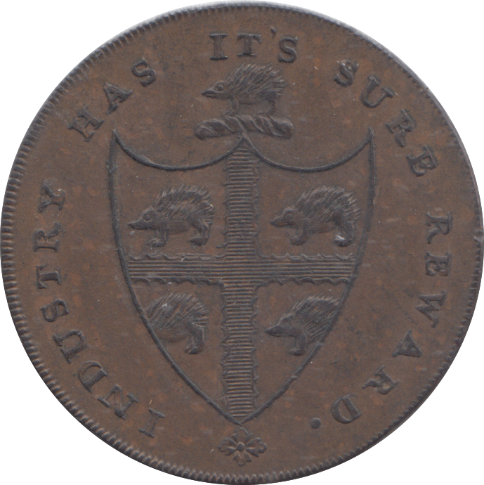 1793 BIRMINGHAM HALFPENNY TOKEN