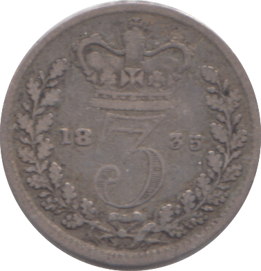 1835 THREEPENCE ( NF )