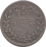1835 THREEPENCE ( NF )