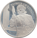 2019 SILVER PROOF FIVE POUNDS TOWER OF LONDON