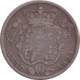 1821 HALFCROWN ( GF )