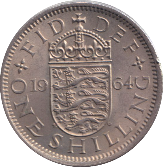 1965 ENGLISH SHILLING ( UNC )
