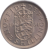 1965 ENGLISH SHILLING ( UNC )