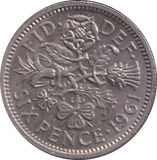 1961 SIXPENCE ( UNC )