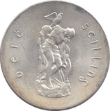 1966 SILVER IRELAND EIRE 10 SHILLING