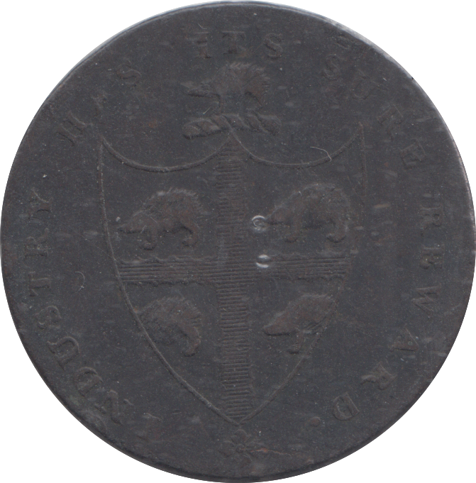 1793 BIRMINGHAM HALFPENNY TOKEN