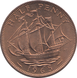 1965 HALF PENNY ( BU )