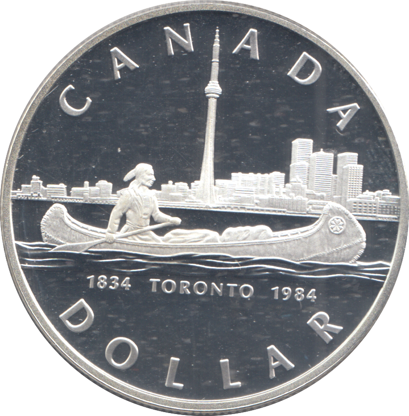 1984 SILVER PROOF DOLLAR CANADA