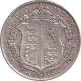 1915 HALFCROWN ( VF )
