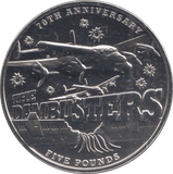 2013 FIVE POUNDS 70TH ANNIVERSARY THE DAMBUSTERS ( BU )