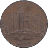 1794 COLCHESTER HALFPENNY TOKEN