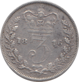 1876 THREEPENCE ( FINE )