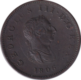 1806 HALFPENNY ( EF )