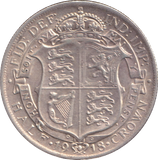 1918 HALFCROWN ( EF )