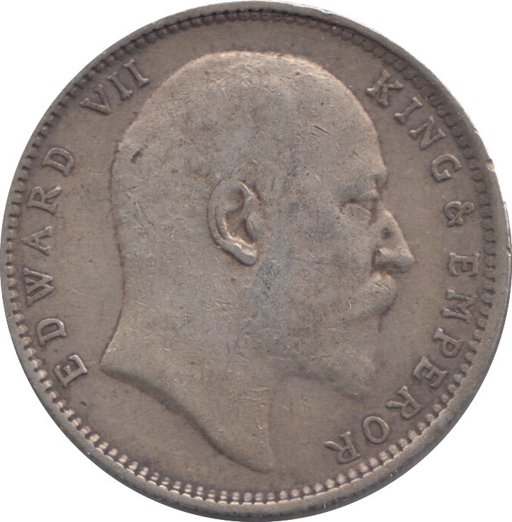 1905 INDIA SILVER RUPEE