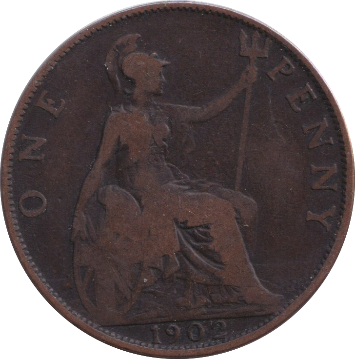 1902 HIGH TIDE PENNY ( FINE )