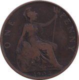 1902 HIGH TIDE PENNY ( FINE )