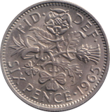 1965 SIXPENCE ( UNC )