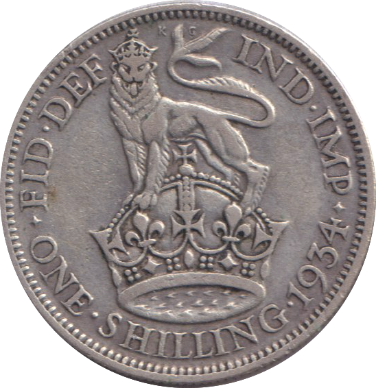 1934 SHILLING ( FINE )