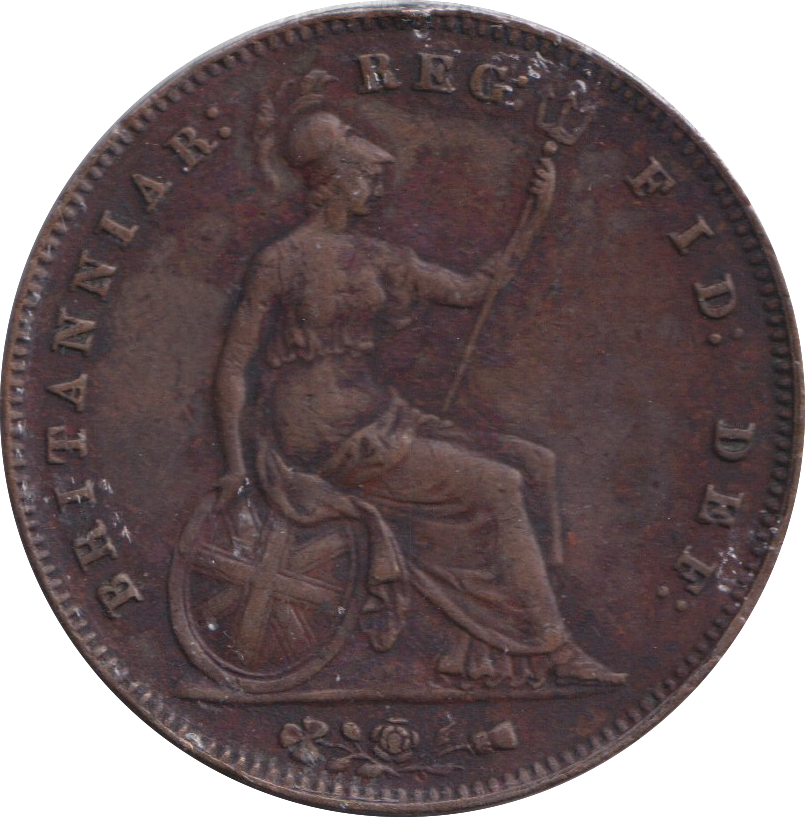 1854 PENNY ( VF )
