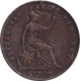1854 PENNY ( VF )