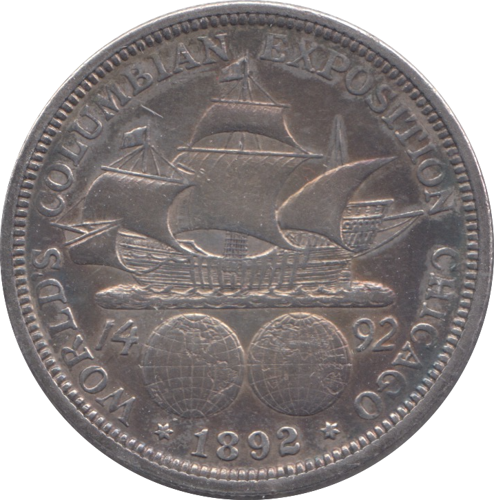 1892 SILVER USA HALF DOLLAR COLUMBIA EXPOSITION