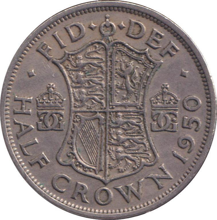 1950 HALFCROWN ( EF )